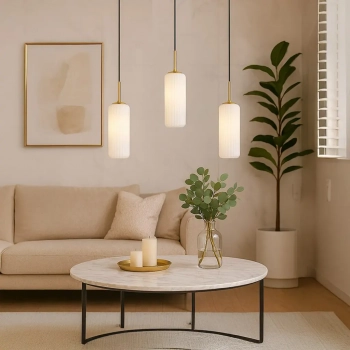 Vesta lampa wisząca 3xE27 złota ML1804