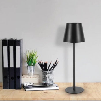 Virgin lampka biurkowa IP44 3W LED 200lm CCT 3000K, 4000K, 5000K czarna EK1704