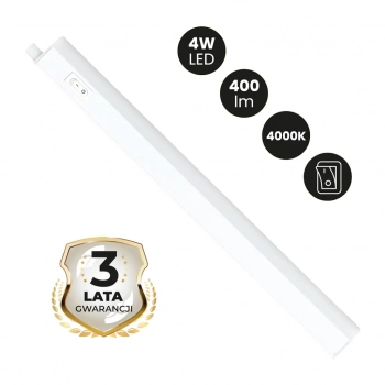 Vito lampa sufitowa 4W LED 400lm 4000K biała EK1496 Milagro