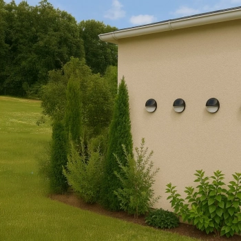 Wall kinkiet solarny IP44 0.06W LED 2lm 6000K czarny EKO0606
