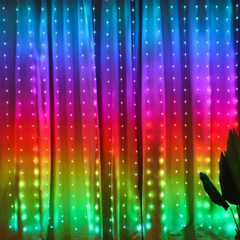 Wizard Kulka kurtyna 10W LED RGB biała EK1390