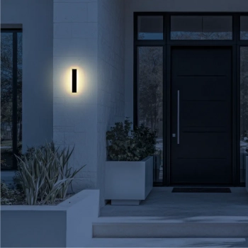 Wow kinkiet IP54 10W LED 1100lm CCT 3000K, 4000K, 6500K czarny ML1722