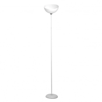 Zack lampa podłogowa 1xE27 biała, chrom ML1633