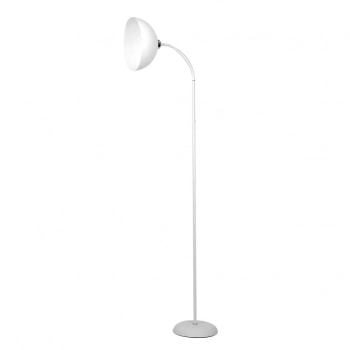Zack lampa podłogowa 1xE27 biała, chrom ML1633