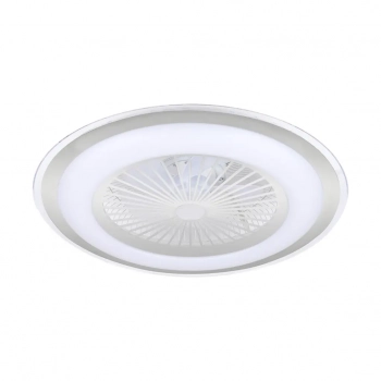 Zephyr lampa sufitowa wentylator 48W LED CCT 3000K-6000K srebrny ML1515