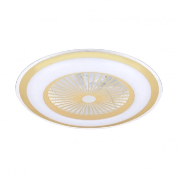 Zephyr lampa sufitowa wentylator 48W LED CCT 3000K-6000K złoty ML1517