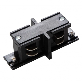 Łącznik Szynoprzewodu prosty mini 3F czarny ML2137