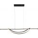 Ambar lampa wisząca 35W LED 1600lm 4000K czarna ML1584