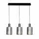 Arcadia lampa wisząca 3xE27 czarna ML1819 Milagro