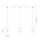 Arcadia lampa wisząca 3xE27 czarna ML1819