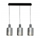Arcadia lampa wisząca 3xE27 czarna ML1819