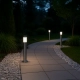 Brooklyn lampa stojąca IP44 1xE27 inox EKO1703