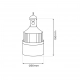Bulb lampka przenośna 10W LED 1000lm 4000K biała, czarna EK1678