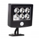 Depo naświetlacz solarny IP44 1.05W LED 200lm 6500K czarny EKO0616