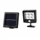 Depo naświetlacz solarny IP44 1.05W LED 200lm 6500K czarny EKO0616