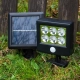 Depo naświetlacz solarny IP44 1.05W LED 200lm 6500K czarny EKO0616