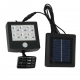 Depo naświetlacz solarny IP44 1.05W LED 200lm 6500K czarny EKO0616