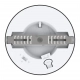 Evora Round lampa sufitowa 6W LED 420lm CCT 3000K, 4000K, 6000K czarna ML1789