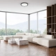 Evora Round lampa sufitowa 18W LED 1260lm CCT 3000K, 4000K, 6000K czarna ML1790