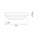 Evora Square lampa sufitowa 12W LED 840lm CCT 3000K, 4000K, 6000K biała ML1792