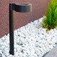 Eye lampa solarna stojąca IP44 0.06W LED 5lm 3000K czarna EKO1455