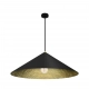 Fuji lampa wisząca 1xE27 czarna, złota MLP0646 Milagro
