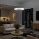 Gala lampa wisząca 25W LED 2000lm 4000K srebrna ML2242