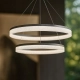 Gala lampa wisząca 54W LED 4320lm 4000K srebrna ML2243