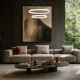 Gala lampa wisząca 54W LED 4320lm 4000K srebrna ML2243