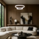 Gala lampa wisząca 54W LED 4320lm 4000K srebrna ML2243
