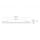 Gin Black oprawa hermetyczna IP65 36W LED 3850lm 4000K czarna, biała EKH1736