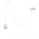Hang Track lampa wisząca do szynoprzewodu 1F 1XE27 biała ML2279 Milagro