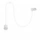 Hang Track lampa wisząca do szynoprzewodu 1F 1XE27 biała ML2279