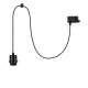 Hang Track lampa wisząca do szynoprzewodu 3F 1XE27 czarna ML2280 Milagro