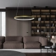 Hoop lampa wisząca 27W LED 4000K złota ML1545