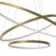 Hoop lampa wisząca 93W LED 4000K złota ML1547