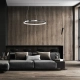 Hoop lampa wisząca 27W LED 4000K chrom ML1549