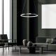 Hoop lampa wisząca 27W LED 4000K chrom ML1549