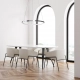 Hoop lampa wisząca 27W LED 4000K chrom ML1549