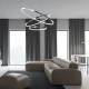Hoop lampa wisząca 93W LED 4000K chrom ML1551