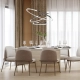Hoop lampa wisząca 93W LED 4000K chrom ML1551