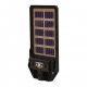 Kers lampa słupowa solarna IP44 50W LED 500lm 6500K czarna EKO0545