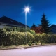 Kers lampa słupowa solarna IP44 50W LED 500lm 6500K czarna EKO0545