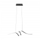 Loop lampa wisząca 28W LED 1700lm 4000K czarna ML1577 Milagro