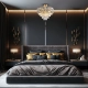 Luxuria lampa sufitowa 9xE14 złota ML8894