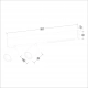 Magnet lampa sufitowa 5W LED 550lm CCT 3000K, 4000K czarna ML1133
