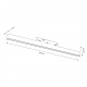 Magnetic Track do szynoprzewodów magnetycznych 48V 20W LED 1600lm CCT 3000K-6000K czarny ML2175