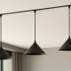 Magnetic Track Pendant Cone do szynoprzewodów magnetycznych 24V 7W LED 420lm 4000K czarny ML2156