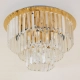 Milano lampa sufitowa 6xE14 złota ML1023