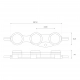 Sspro3 moduł LED IP68 1.1W LED 130lm 4000K transparentny EKM0558